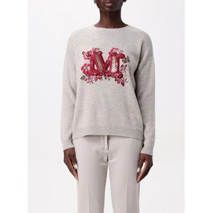 Max Mara - Gebreide Trui - Bruin - Breisel - Ronde Hals - Lange Mouwen