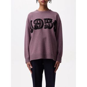 Max Mara - Flocked Crewneck - Trui - Paars - Wol-Kasjmier