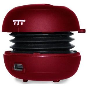 PURO Speaky 2W Rood - draagbare luidspreker (1,0 kanalen, 1-weg, 3,6 cm, 3,56 cm (1.4 inch), 2 W, 100-20000 Hz)