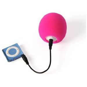 PURO Softball 1W Pink - draagbare luidspreker (1,0 kanalen, 1-weg, 2,2 cm, 2,03 cm (0,8 inch), 1 W, 100-20000 Hz)