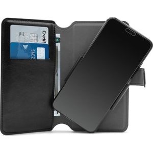 Puro 360 Rotary Universele Smartphone Wallet Case - XL - Zwart