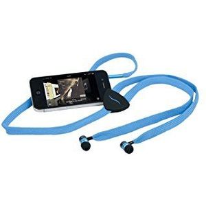 Hi-Fun Hi-String in-ear hoofdtelefoon voor smartphone, blauw glanzend