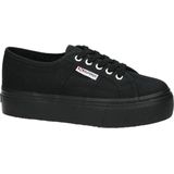 Sneakers aus Stoff Superga 2790 Cotw Linea Up And Down S9111LW Schwarz