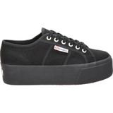 Sneakers aus Stoff Superga 2790 Cotw Linea Up And Down S9111LW Schwarz