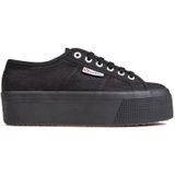 Sneakers aus Stoff Superga 2790 Cotw Linea Up And Down S9111LW Schwarz
