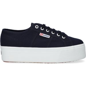 Superga 2790 Cotw Line Up And Down Lage sneakers - Dames - Blauw - Maat 40