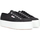 Vans - Old Skool Platform - Lage Sneakers - Zwart/Wit - Canvas