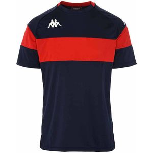 Kappa - Dareto shirt voor heren, marineblauw, rood