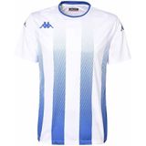 Sportshirt - Heren - Korte Mouwen - Gekleurde Strepen - 100% Polyester