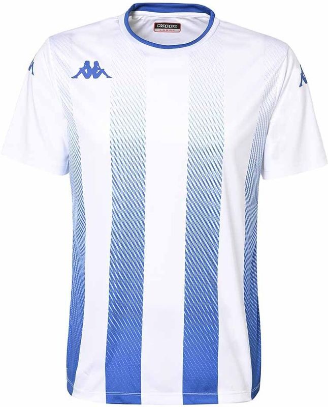 Sportshirt - Heren - Korte Mouwen - Gekleurde Strepen - 100% Polyester