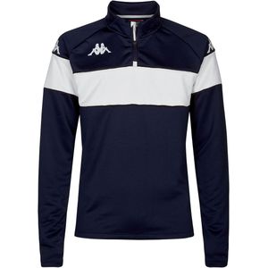 Sweater - Halve Ritssluiting - Zwart - 100% Polyester - Slim Fit