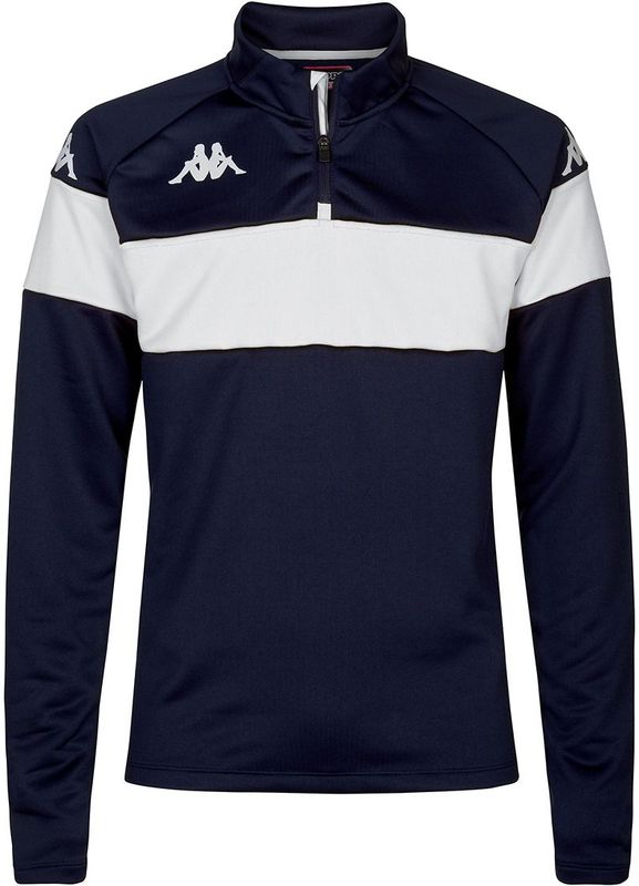 Sweater - Halve Ritssluiting - Zwart - 100% Polyester - Slim Fit