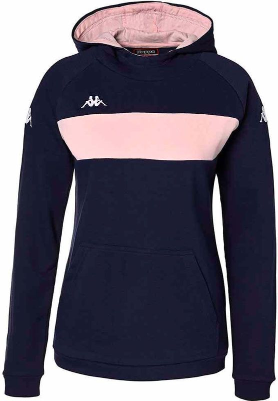 Kappa - Daccia Hoodie - Dames - Zwart - Katoen