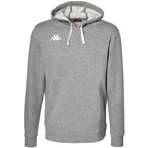 Kappa - Bali - Sweater - Zwart - Fleece - Capuchon - Twee Zijzakken
