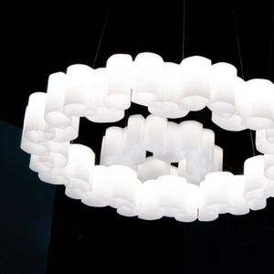 Stilnovo LED hanglamp Honey, dimbaar, rond, 58 cm