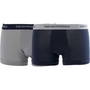 Emporio Armani - Boxershorts - Meerkleurig - Grijs/Marine - 2 Stuks
