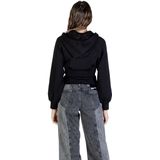 Armani Exchange - Dames Hoodie - Blauw - Mix van Polyamide en Viscose