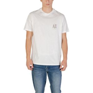 Armani Exchange - T-shirt - Wit - Katoen