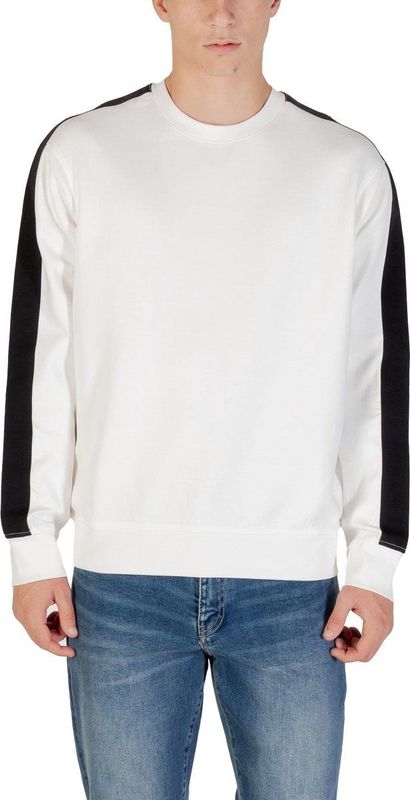 Armani Exchange - Round Neck Long Sleeve Sweatshirt - Wit