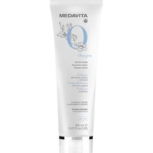 Medavita - Oxygen Detox Mask - Haarmasker - 150ml - Bamboe Houtskool, Cafeïne