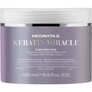 Medavita - Keratin Miracle Sleek Hair Mask - Haarmasker - 500 ml