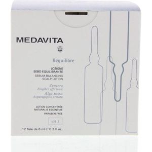 Medavita - Requilibre - Haarserum - Vette Hoofdhuid - 12x6 ml