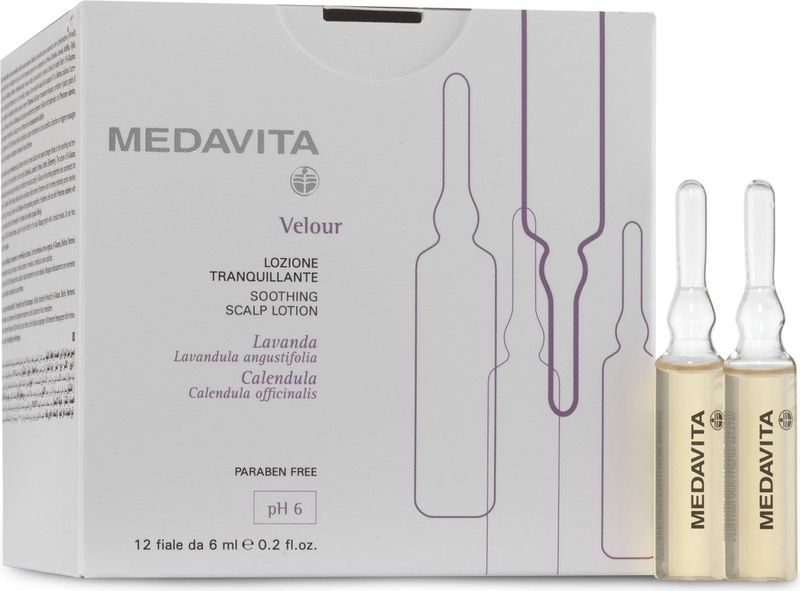 Medavita - Velour Soothing Scalp Lotion - Haarserum - 12x6 ml