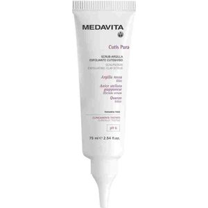 Medavita - Cutis Pura - Exfoliating Clay-Scrub - 75 ml - Reinigingspeeling voor Gezicht en Hoofdhuid