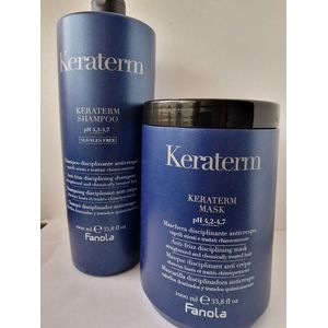 Fanola KERATERM DUO Shampoo 1000ml + Mask 1000ml