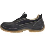 Sixton - Lugano - Instap Werkschoenen - Zwart/Beige - S3 - Kevlar Zool