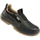 Sixton - Lugano - Instap Werkschoenen - Zwart/Beige - S3 - Kevlar Zool