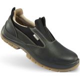 Sixton - Lugano - Instap Werkschoenen - Zwart/Beige - S3 - Kevlar Zool