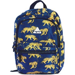Little Legends - Backpack - Tiger - Rugzak - Tijgerprint - Hoofdvak en Zijvakken
