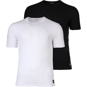 Emporio Armani - Essential Logolabel - T-shirt - 2 Eenheden - Korte Mouwen