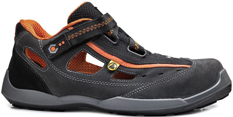 Base - Aerobic Werkschoen - S1P - Zwart - Antistatisch - Schokabsorptie