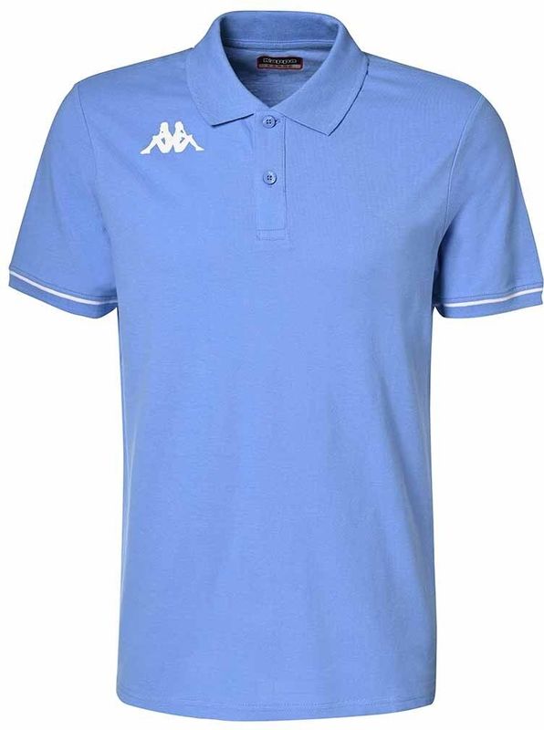 Kappa - Barli - Poloshirt - Wit - 100% Katoen