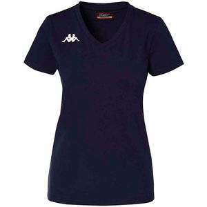 T-shirt - Korte Mouwen - Zwart - Katoen/Elastaan