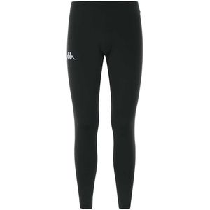 Kappa - Vant - Heren Legging - Zwart - Polyester/Elastaan