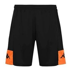 Kappa - Daggo - Shorts - Zwart - Ademend Materiaal - Slim Fit