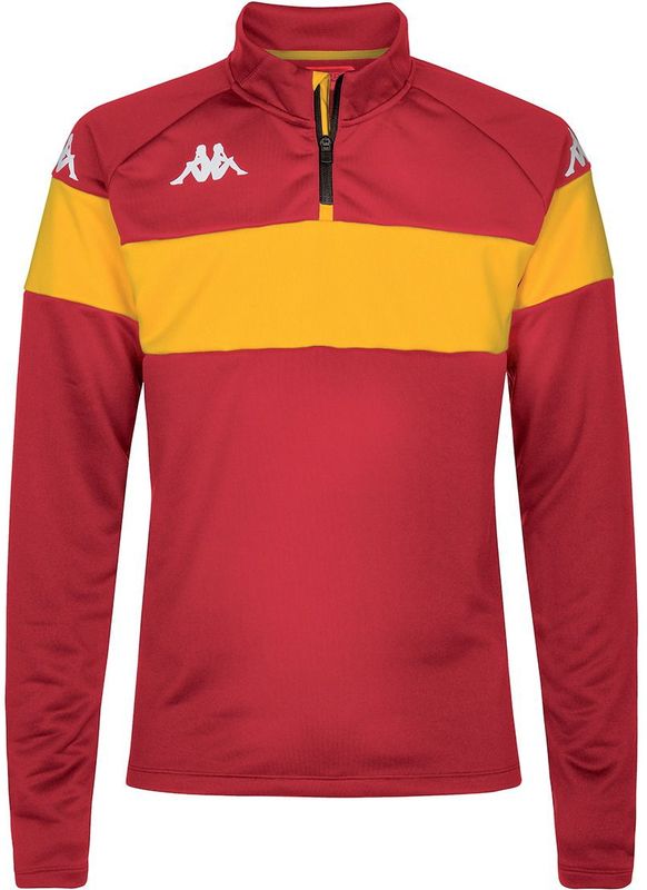 Kappa - Dovare - Sweatshirt - 100% Polyester - Slim Fit - Lange Mouwen - Halve Ritskraag