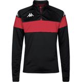 Sweater - Halve Ritssluiting - Zwart - 100% Polyester - Slim Fit