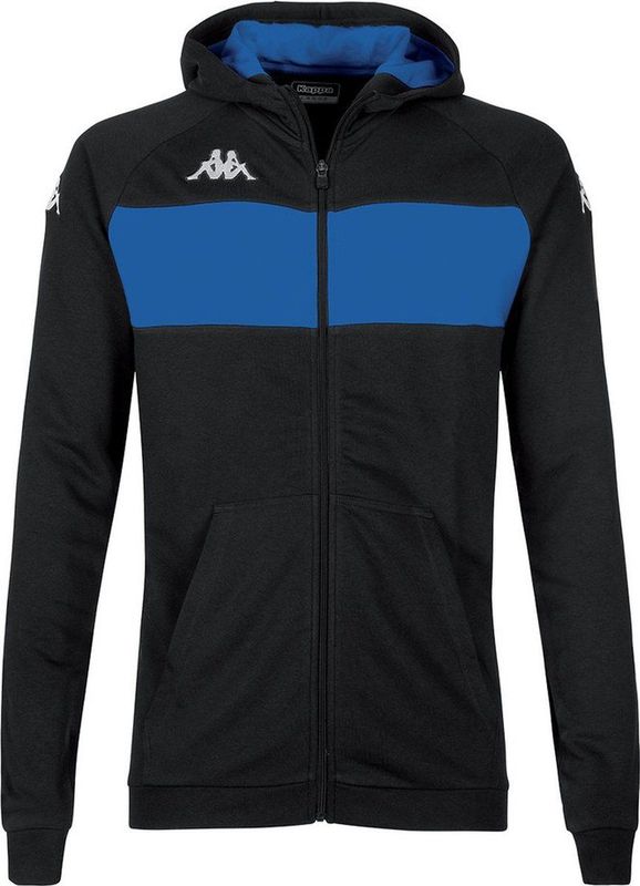 Kappa - Dacciozi - Sweater - Blauw,Zwart - 65% Katoen 35% Polyester
