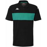 Kappa - Dianetti - Poloshirt - Katoen - Korte Mouwen - Zwart