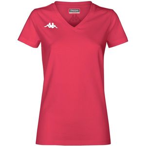 Kappa - Brizza - T-shirt - Korte Mouwen - Zwart - Katoen/Elastaan