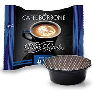 Caffè Borbone - Don Carlo BLU - Koffiecups - 50 Capsules - Compatibel met Lavazza A Modo Mio