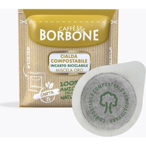 Borbone Goud / Oro Arabica 150 stuks - Italiaanse Espresso - E.S.E. Servings - Voor koffieliefhebbers