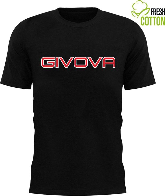 Givova - Spot - T-shirt - Zwart - Katoen