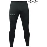 Thermobroek lang/Sportlegging, Givova Slim P005, Zwart