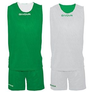 Givova Double Set Groen,Wit 3XL Man,Vrouw