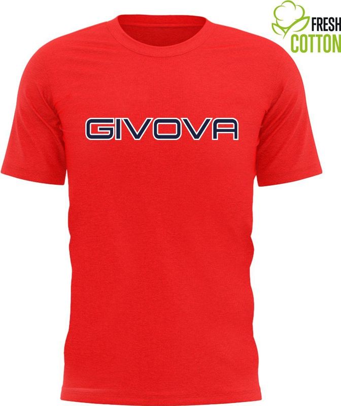 Givova - Spot - T-shirt - Rood - Korte Mouwen